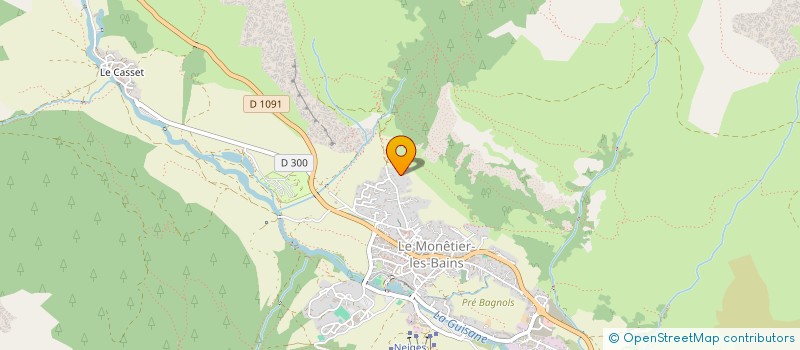 localisation de l'entreprise MADAME LOUISA SANGNIER  LE MONETIER-LES-BAINS