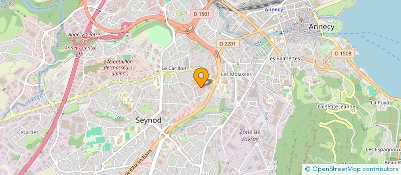 localisation de l'entreprise MADAME LOUISA SMAINE  ANNECY