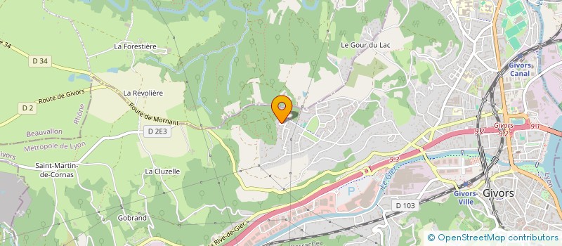 localisation de l'entreprise MADAME LOUISA TAIAR  GIVORS