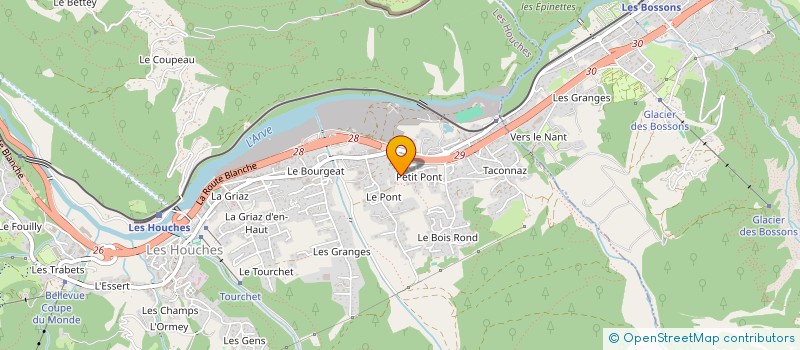 localisation de l'entreprise MADAME LOUISA TREADWELL  LES HOUCHES