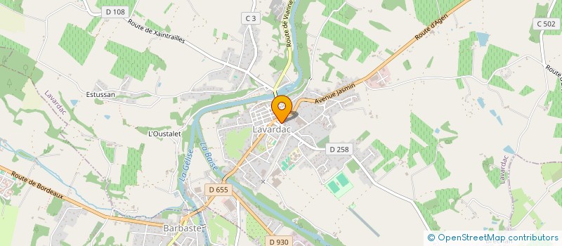 localisation de l'entreprise MADAME LOUISA WILSON  LAVARDAC