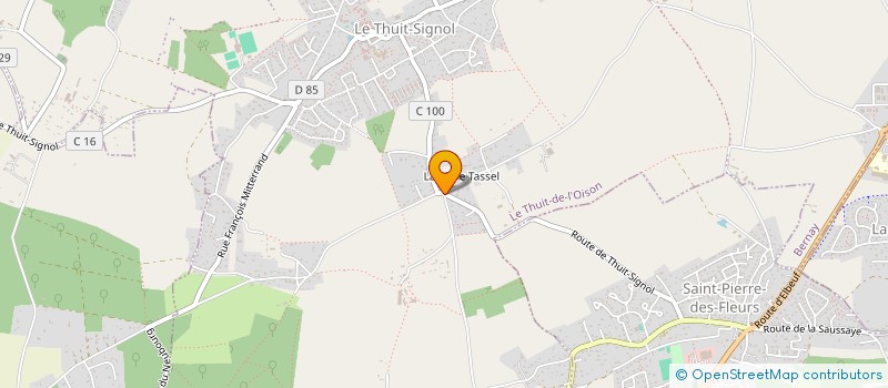 localisation de l'entreprise MADAME LOUISA ZIANE BOUZIANE  LE THUIT DE L'OISON