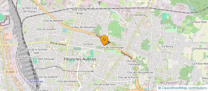 localisation de l'entreprise MADAME LOUISE-AMELIE COTTIN à FLEURY-LES-AUBRAIS