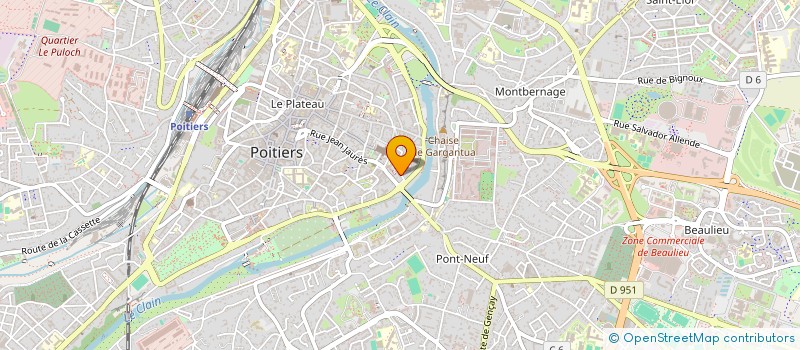 localisation de l'entreprise MADAME LOUISE'ANGE MESLE  POITIERS