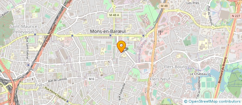 localisation de l'entreprise MADAME LOUISE-ANNE DEMORY à MONS-EN-BARŒUL