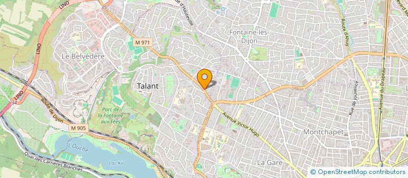 localisation de l'entreprise MADAME LOUISE-ANNE ESTIVALET  TALANT