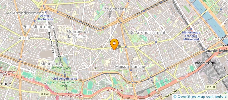 localisation de l'entreprise MADAME LOUISE-ANNE MONOD  PARIS