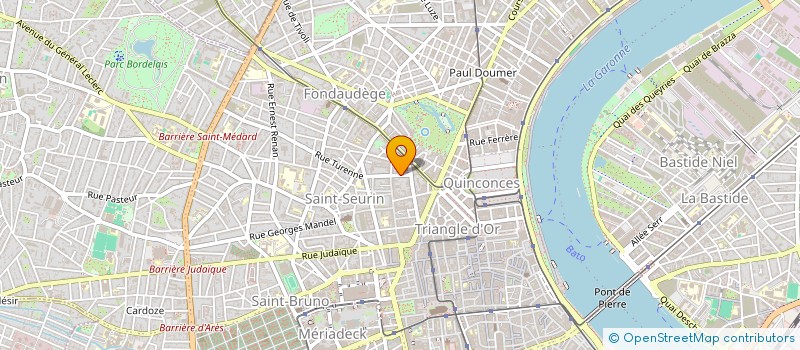 localisation de l'entreprise MADAME LOUISE ANTIGNY  BORDEAUX