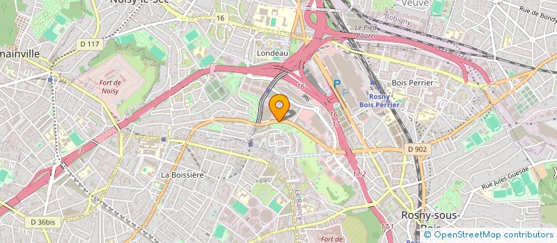 localisation de l'entreprise MADAME LOUISE AUBERTIN  ROSNY-SOUS-BOIS