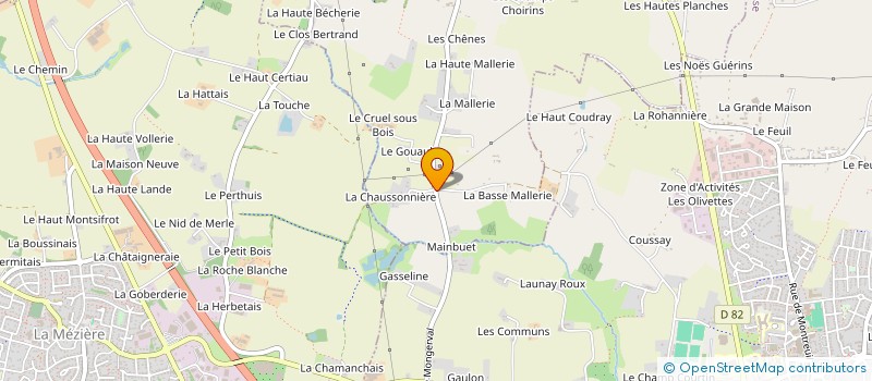 localisation de l'entreprise MADAME LOUISE AUFFRAY à MELESSE