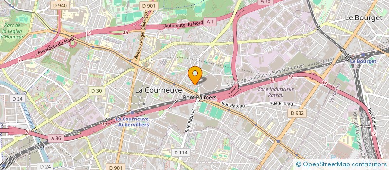 localisation de l'entreprise MADAME LOUISE AVICE à LA COURNEUVE