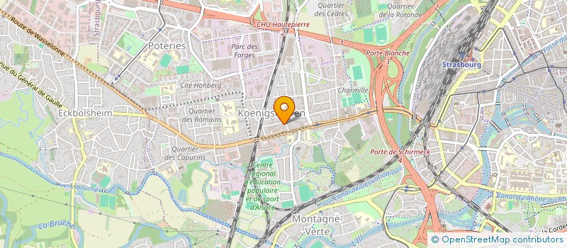 localisation de l'entreprise MADAME LOUISE BAAS à STRASBOURG