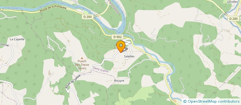 localisation de l'entreprise MADAME LOUISE BAHEUX-MORISSET  SAINT-IZAIRE