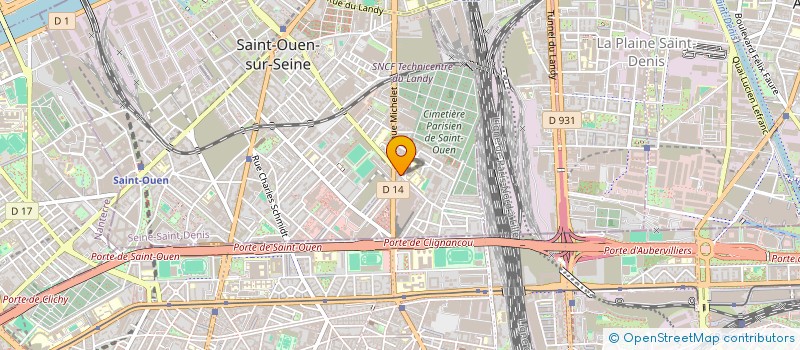 localisation de l'entreprise MADAME LOUISE BALTZER à SAINT-OUEN-SUR-SEINE
