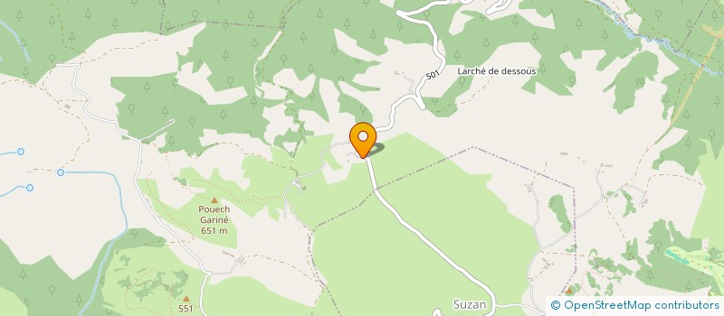 localisation de l'entreprise MADAME LOUISE BARTHES à LA BASTIDE-DE-SEROU