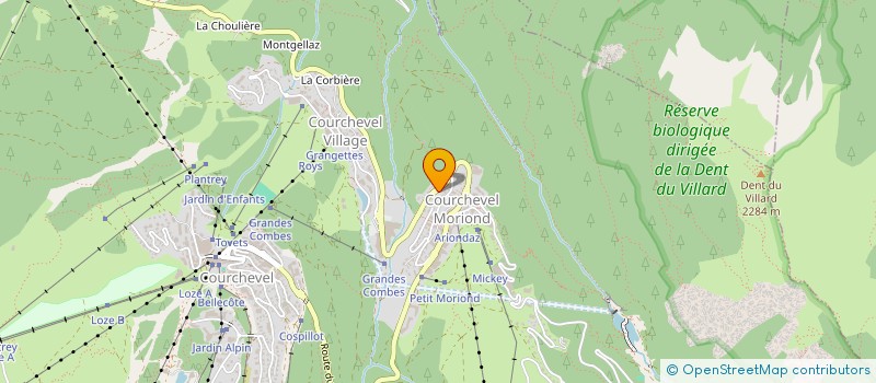 localisation de l'entreprise MADAME LOUISE BARTOLI JACQUIN à COURCHEVEL