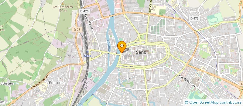 localisation de l'entreprise MADAME LOUISE BELGHADID à SENS