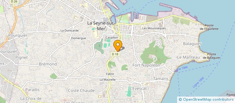 localisation de l'entreprise MADAME LOUISE BEN ADIBAH à LA SEYNE-SUR-MER