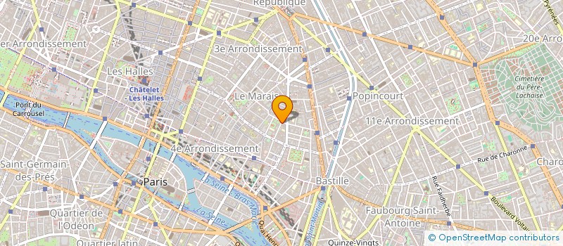 localisation de l'entreprise MADAME LOUISE BENAIM  PARIS 03