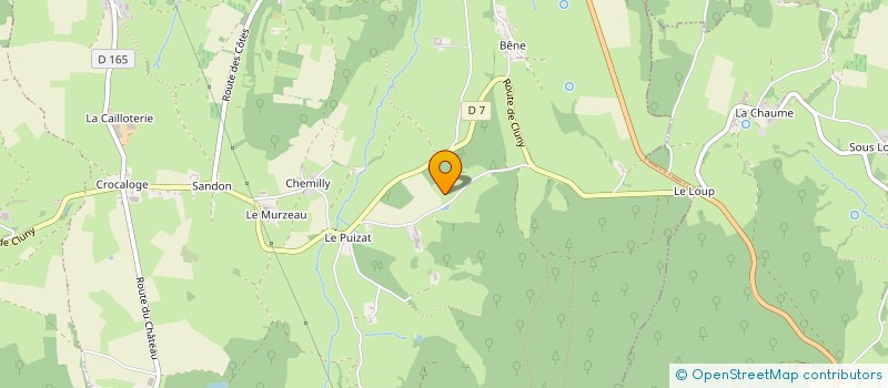 localisation de l'entreprise MADAME LOUISE BENAIM  LA VINEUSE SUR FREGANDE