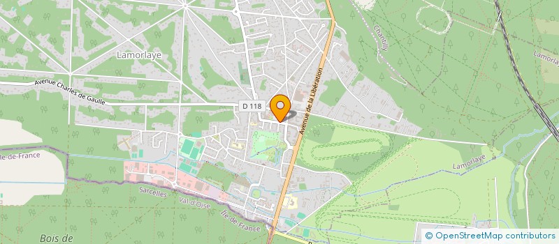 localisation de l'entreprise MADAME LOUISE BENARD  LAMORLAYE