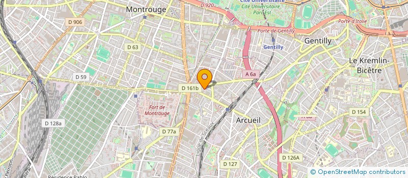 localisation de l'entreprise MADAME LOUISE BENAZETH à ARCUEIL