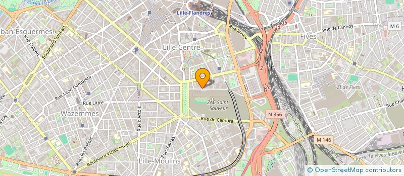 localisation de l'entreprise MADAME LOUISE BERNARD  LILLE