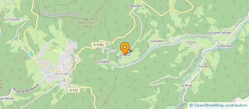 localisation de l'entreprise MADAME LOUISE BERT  SATILLIEU