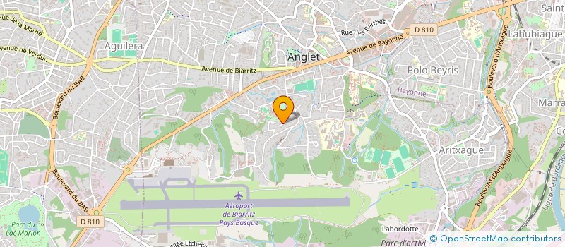 localisation de l'entreprise MADAME LOUISE BERTHEAU  ANGLET