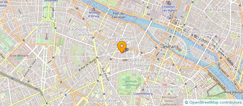 localisation de l'entreprise MADAME LOUISE BERTIN à PARIS