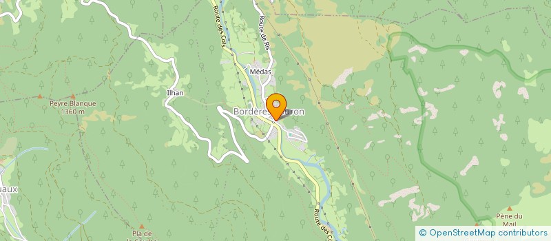 localisation de l'entreprise MADAME LOUISE BERTRAND  BORDERES-LOURON