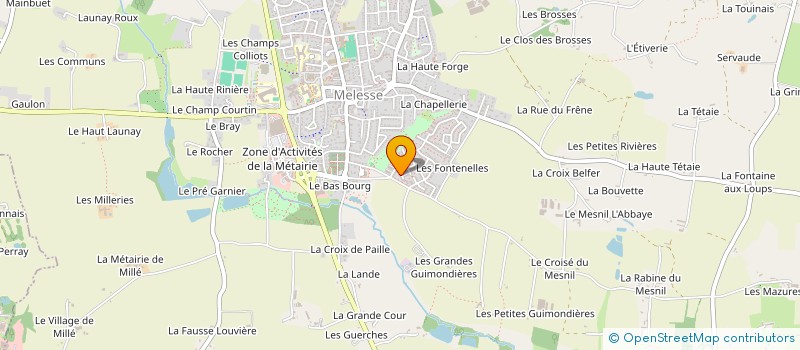 localisation de l'entreprise MADAME LOUISE BIHOUEE  MELESSE