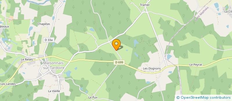 localisation de l'entreprise MADAME LOUISE BLACK à LES SALLES-LAVAUGUYON