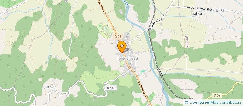 localisation de l'entreprise MADAME LOUISE BLINEAU  RECOUBEAU-JANSAC