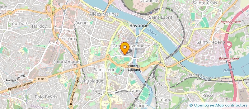 localisation de l'entreprise MADAME LOUISE BOIRON à BAYONNE