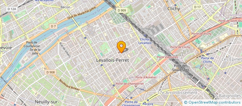 localisation de l'entreprise MADAME LOUISE BOIS à LEVALLOIS-PERRET