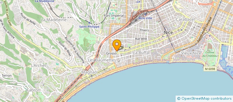 localisation de l'entreprise MADAME LOUISE BONAFEDE à NICE