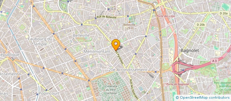 localisation de l'entreprise MADAME LOUISE BORDAS  PARIS