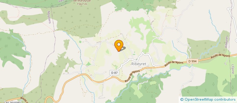 localisation de l'entreprise MADAME LOUISE BOULARD  RIBEYRET