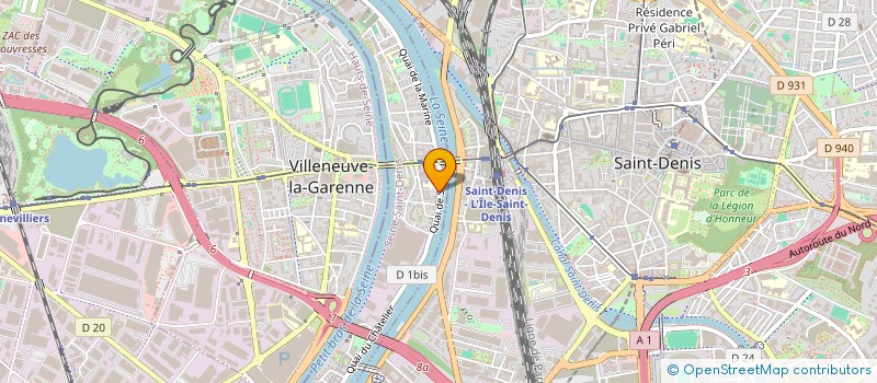 localisation de l'entreprise MADAME LOUISE BOUR  L'ILE-SAINT-DENIS