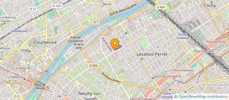 localisation de l'entreprise MADAME LOUISE BOURDIN à LEVALLOIS-PERRET