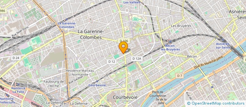 localisation de l'entreprise MADAME LOUISE BOURGEOIS à COURBEVOIE