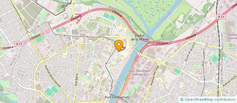 localisation de l'entreprise MADAME LOUISE BOURLOT à ANGERS