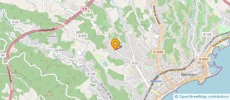 localisation de l'entreprise MADAME LOUISE BOUTAHRA  MENTON