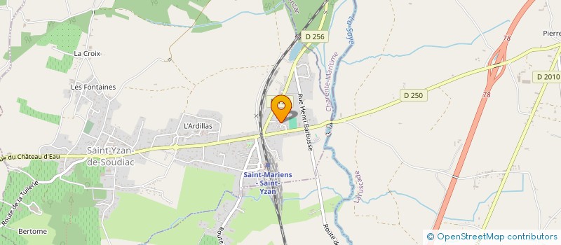 localisation de l'entreprise MADAME LOUISE BRAHIMI  SAINT-YZAN-DE-SOUDIAC