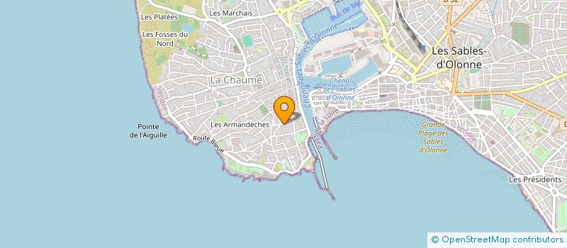 localisation de l'entreprise MADAME LOUISE BRAHITI à LES SABLES D'OLONNE