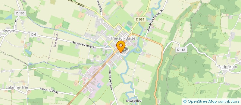 localisation de l'entreprise MADAME LOUISE BRAME  TRIE-SUR-BAISE