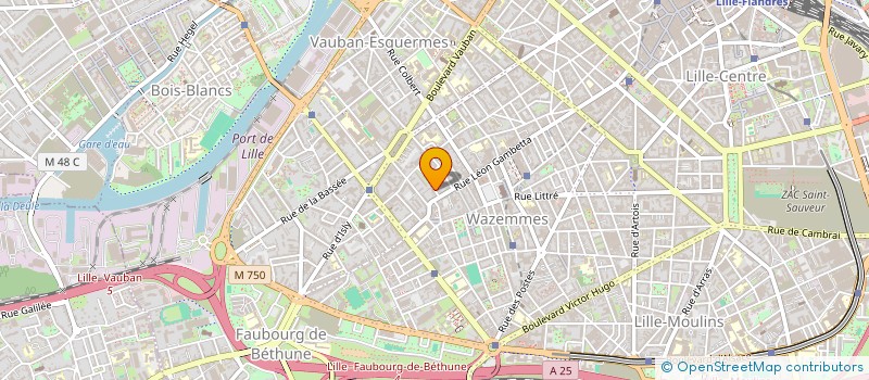 localisation de l'entreprise MADAME LOUISE BRANCHEREAU  LILLE