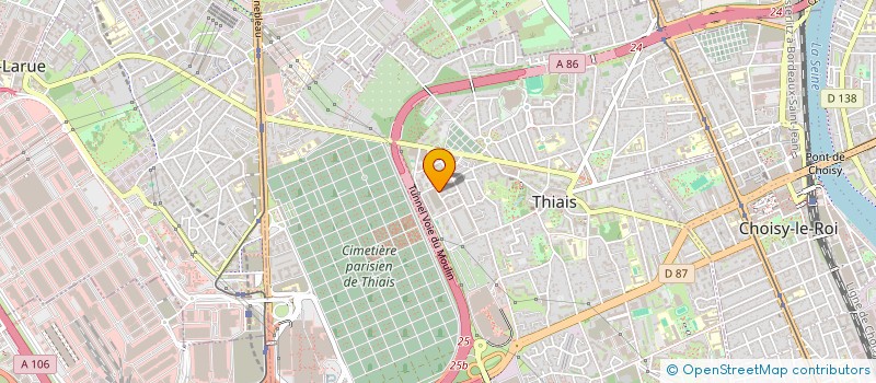 localisation de l'entreprise MADAME LOUISE BRIN  THIAIS