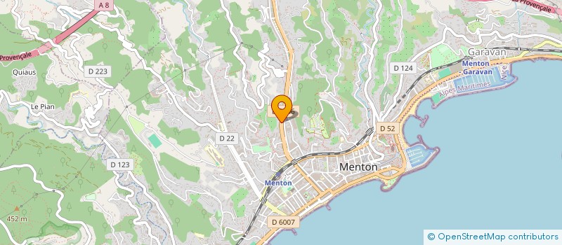 localisation de l'entreprise MADAME LOUISE BRUN  MENTON